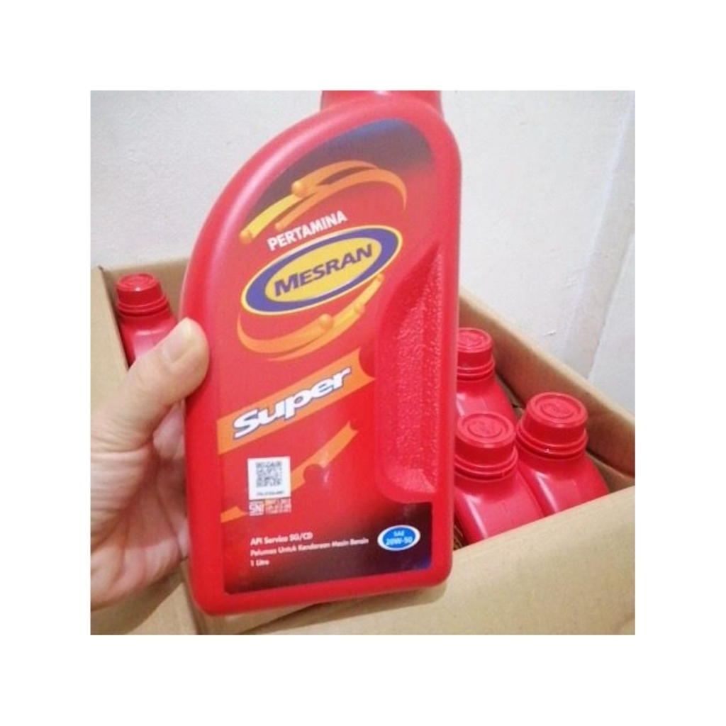 Oli PERTAMINA MESRAN SUPER 1 LITER
