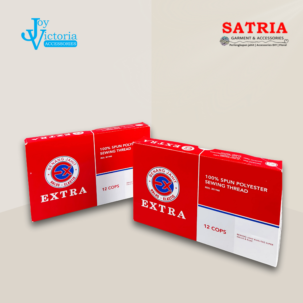 BENANG EXTRA 500 YARD | BENANG JAHIT EXTRA | BENANG JAHIT |BENANG | BENANG JAHIT | BAHAN GARMEN | BA
