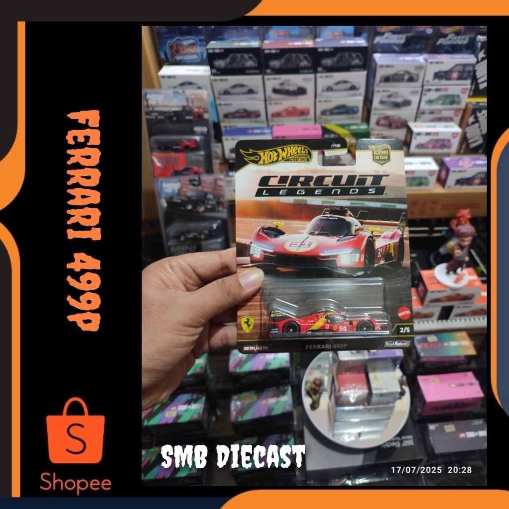 HOT WHEELS FERRARI 499P CIRCUIT LEGENDS (PREMIUM)