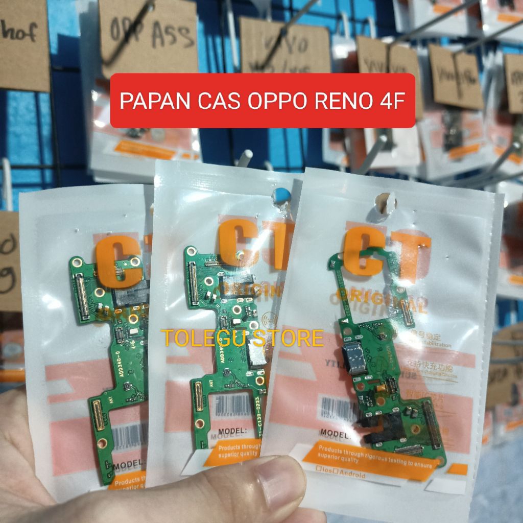 PAPAN CAS FLEXIBLE KONEKTOR CHARGER OPPO RENO 4F PCB BOARD CAS ORIGINAL