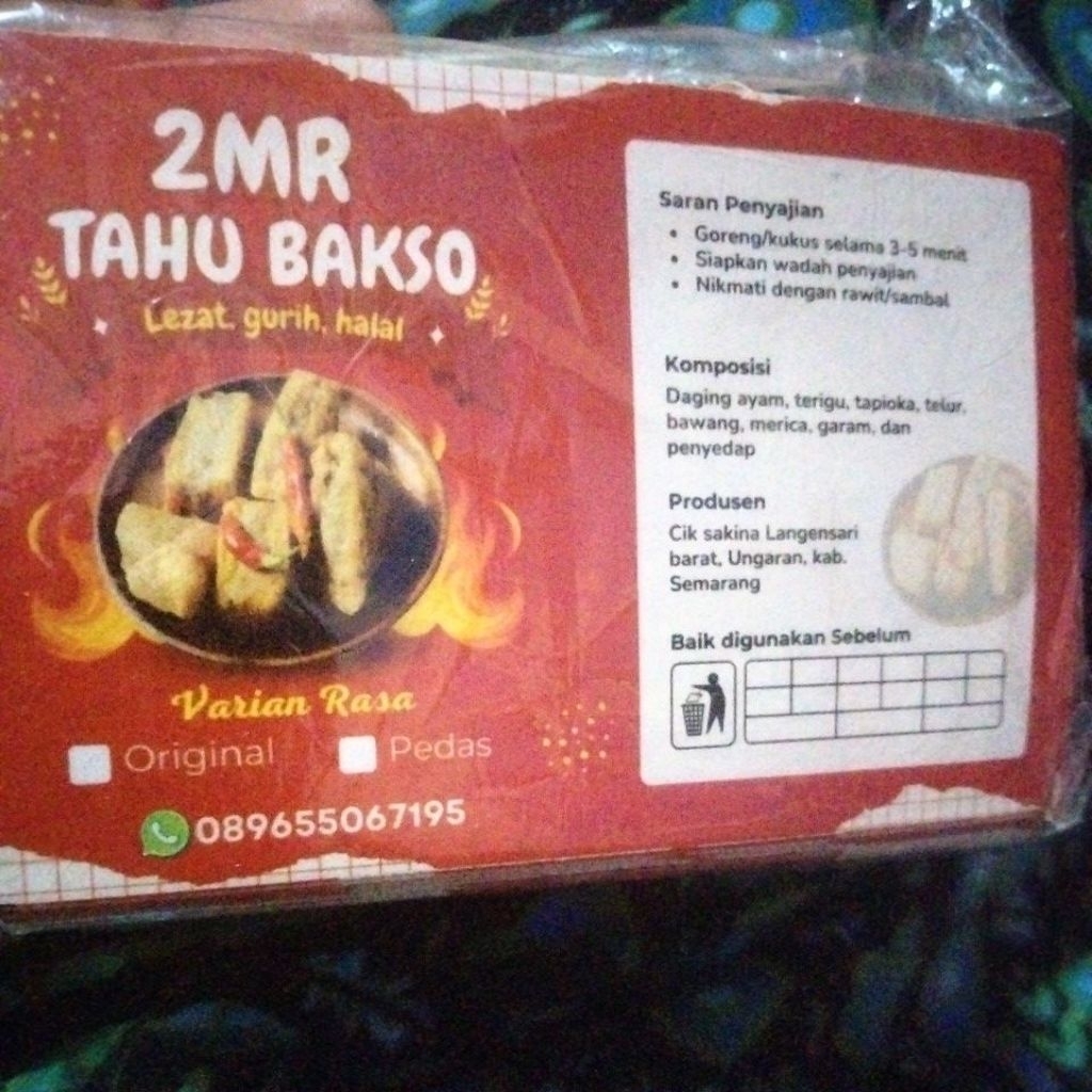

TAHU BAKSO PEDAS 2MR