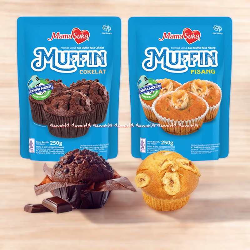 

Mama Suka 250gr Muffin Coklat Tanpa Mixer Premiks Untuk Membuat Mufin Coklat Instan Muffin Pisang Praktis Mudah Dibuat Dan Enak