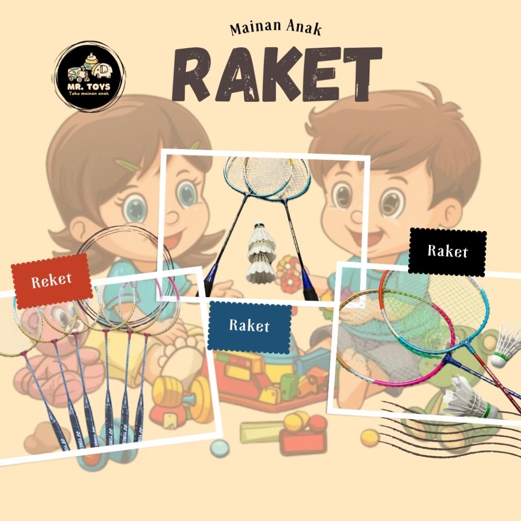 Raket bulutangkis/Raket badminton /raket bulutangkis anak & dewasa