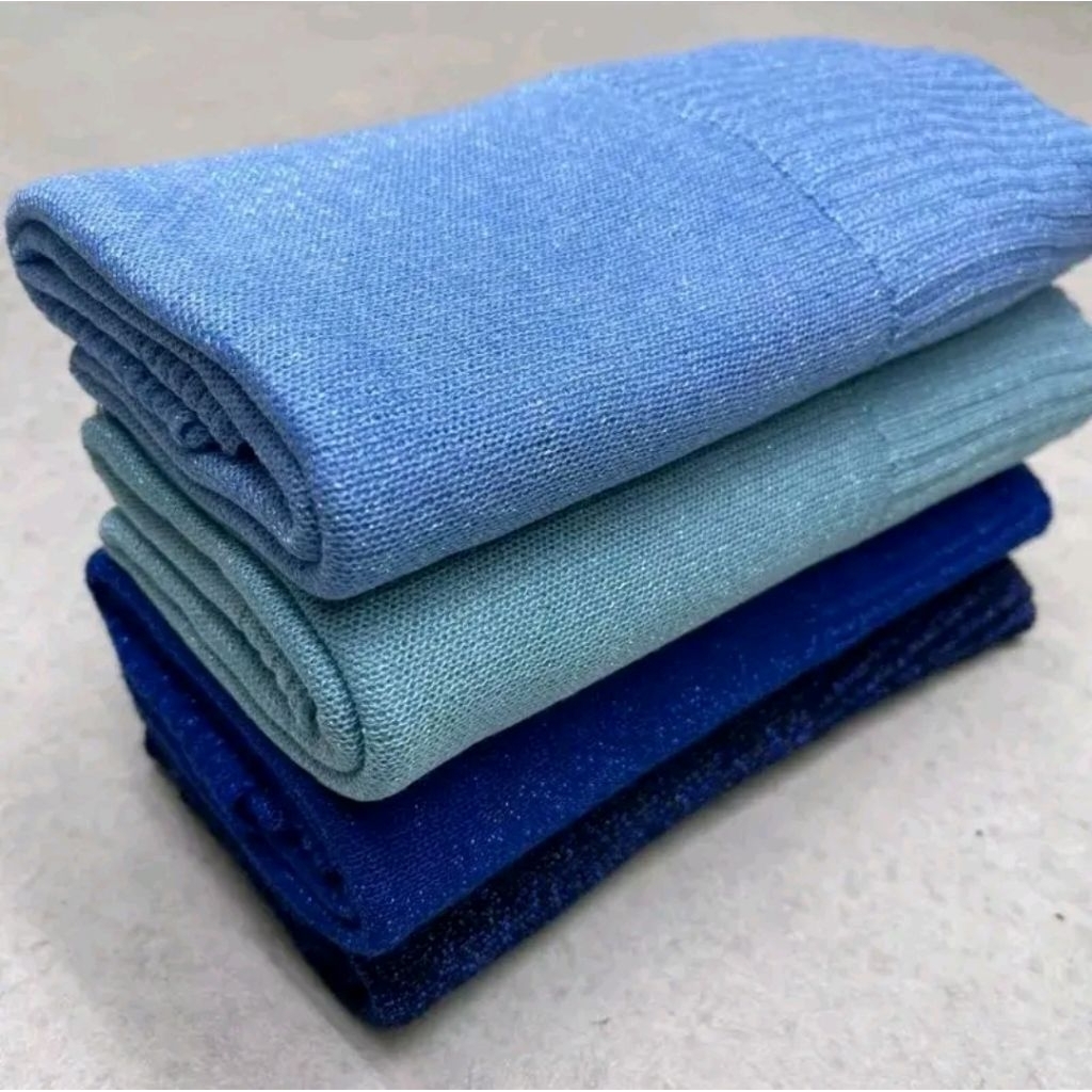 Pashmina Gliter Premium Bahan Tebal / Pashmina Rajut Gliter Premium / Hijab pengantin /MUA / Weding 