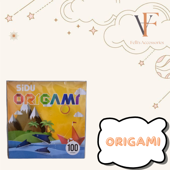 

Felli's Accessories - Sidu Origami 16 x 16 cm Isi 100 Lembar