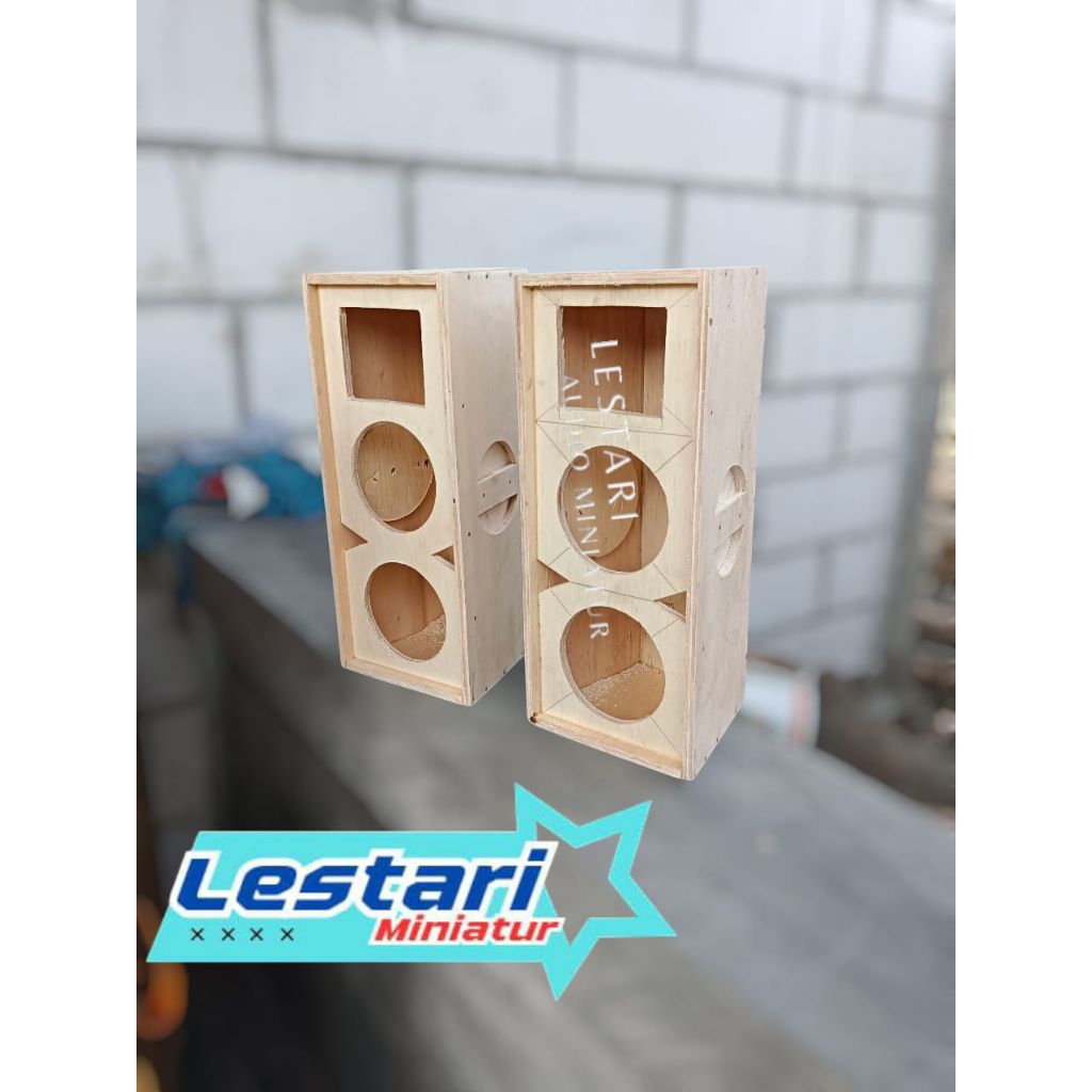 box speaker model colum + lubang tuwiter audax ax65