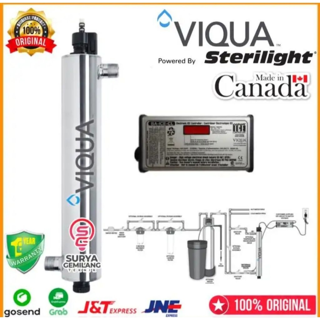 UV STERILIGHT VH410 UV VIQUA 18GPM ULTRAVIOLET VIQUA ORIGINAL CANADA