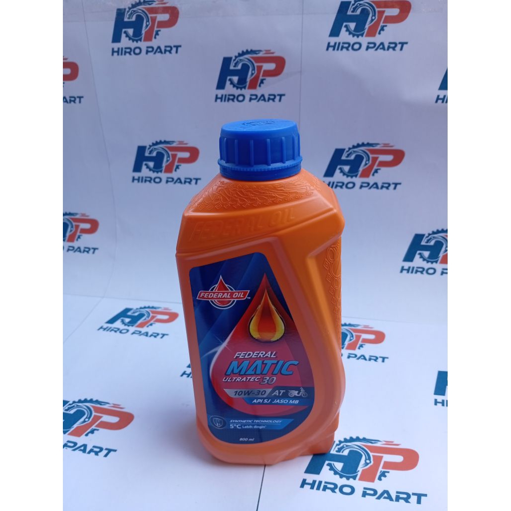 ORIGINAL Oli FEDERAL MATIC Ultratec 30 800ml Untuk Oli Motor Beat Vario Scoopy Mio