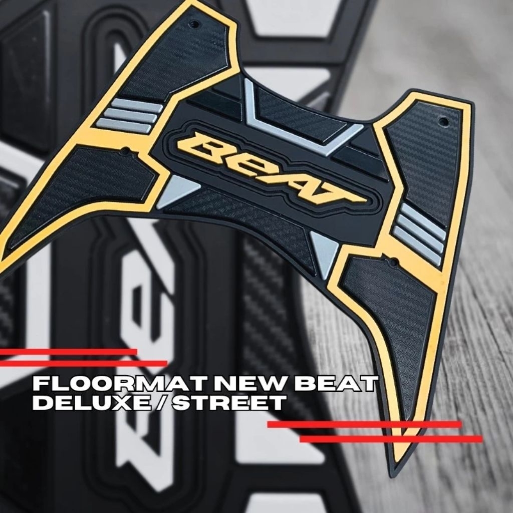 Karpet Honda Beat new 125 150 utkpijakan kaki sepeda motor Honda beat tahun 2020 2021 2022 2023 2024