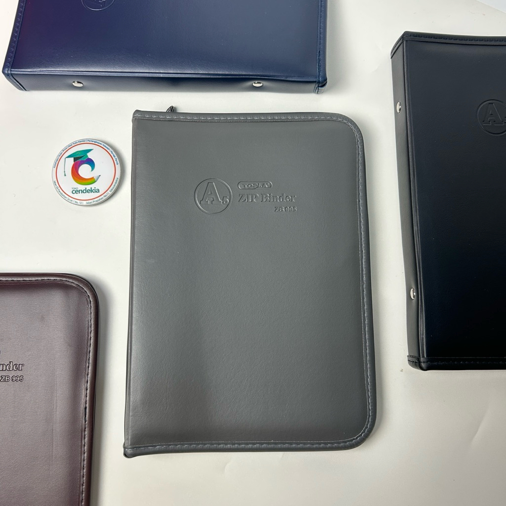 

Buku Binder A5 Kulit Resleting TOPLA ZB 995 Zip Binder Agenda