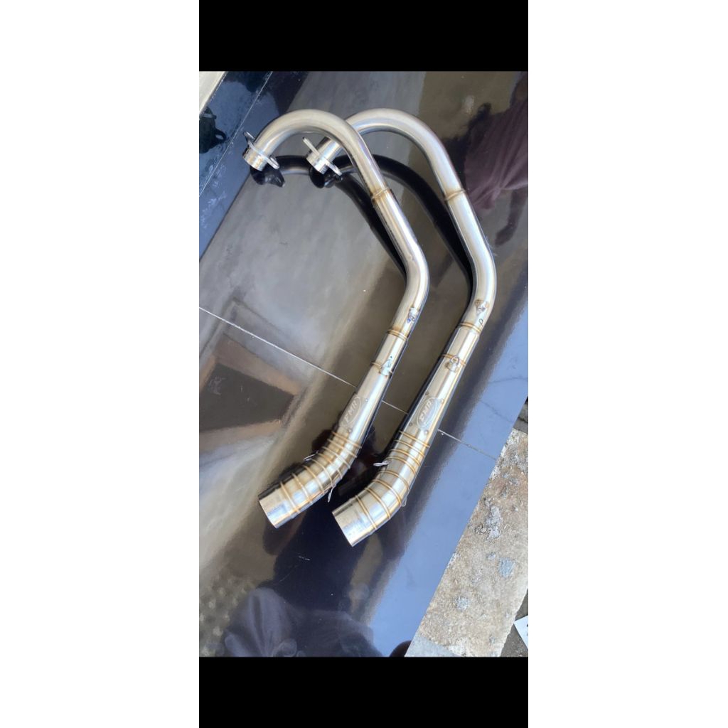 leher kenalpot herex crf & KLX & wr kolongbawah