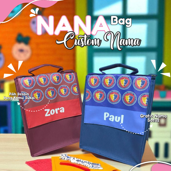 

Tas Souvenir Ultah Anak – Nana Bag Premium Bisa Dicuci, Cetak Nama & Foto