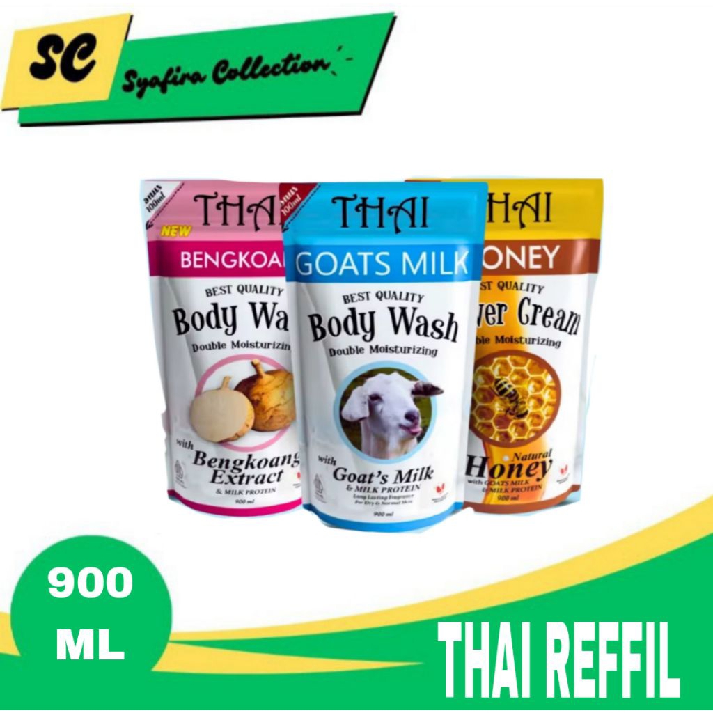 Sabun Thai Reffil 900ml - Sabun Mandi Cair