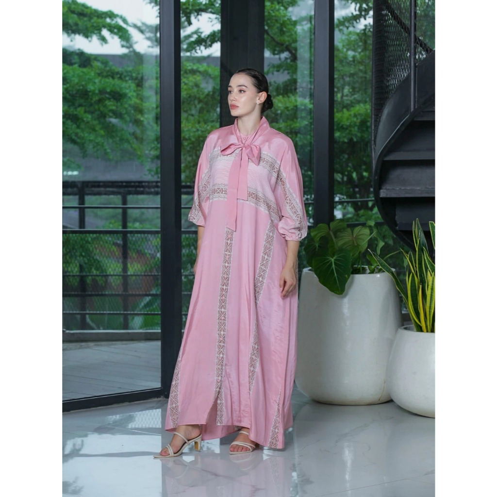 Batik Huza Kaftan Raheela Dress Batik Wanita