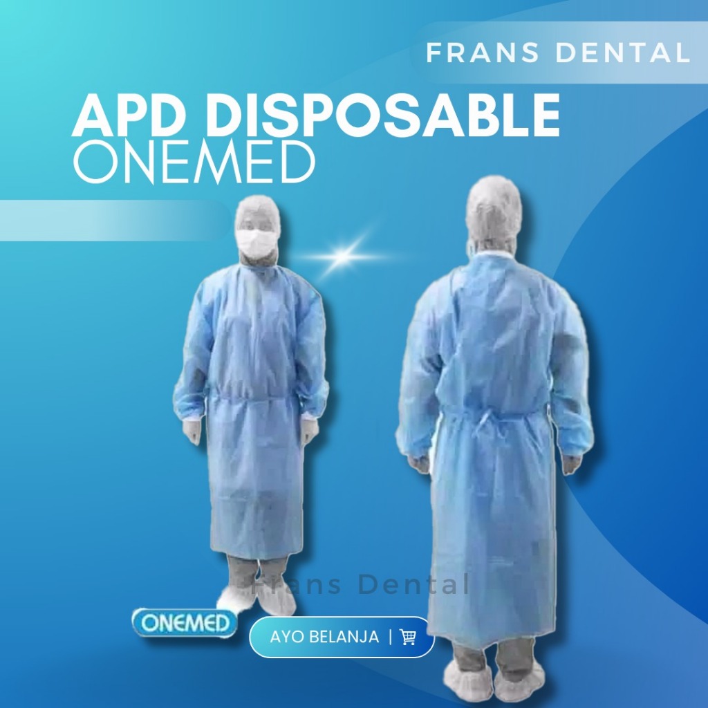 APD Gown Non Woven Onemed Non Sterile / Gown Medis