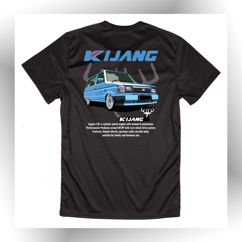 KAOS MOBIL KIJANG SUPER KAOS PRIA OTOMOTIF