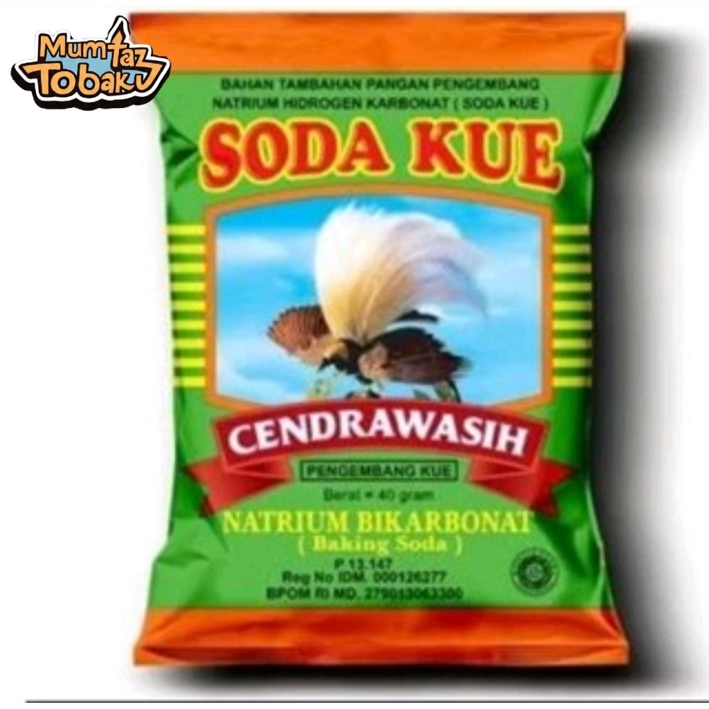 

Soda Kue Cendrawasih 40gram/ 25 sachet