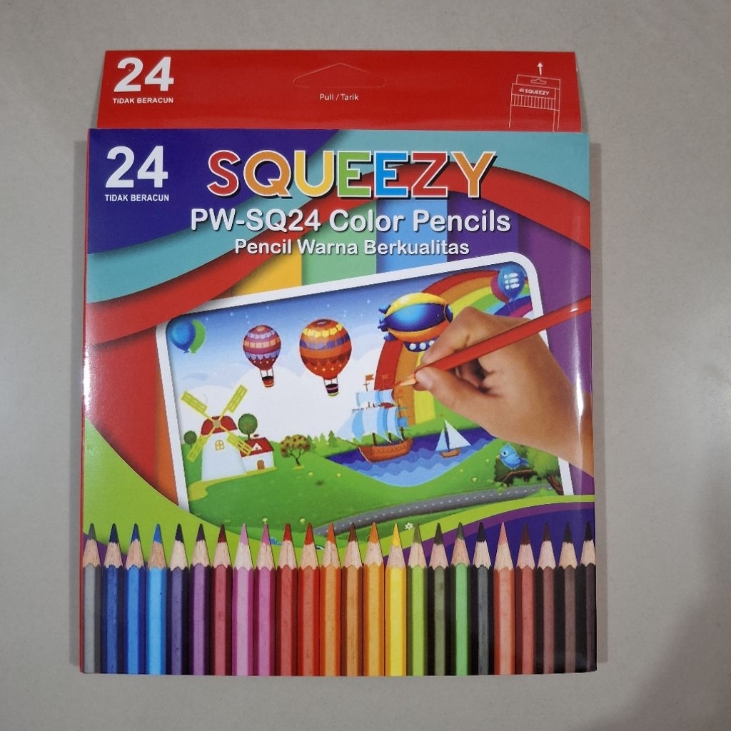 

Pensil Warna Squeezy (Isi 24 Warna)