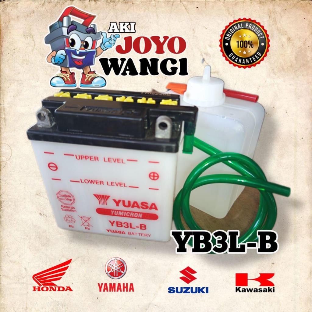 YUASA YB3L-B 12v/3ah aki kering sepeda motor
