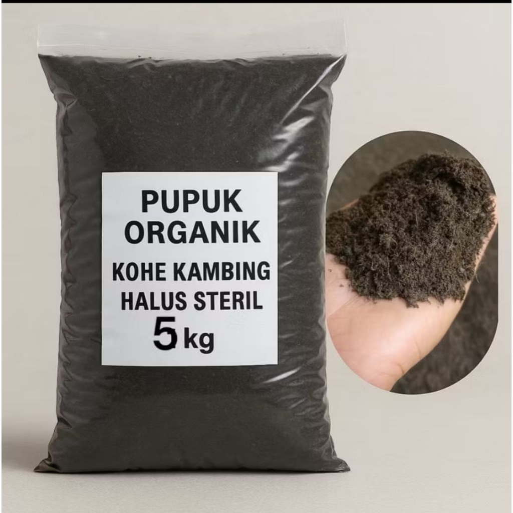 pupuk organik kohe kambing halus fermentasi 5kg