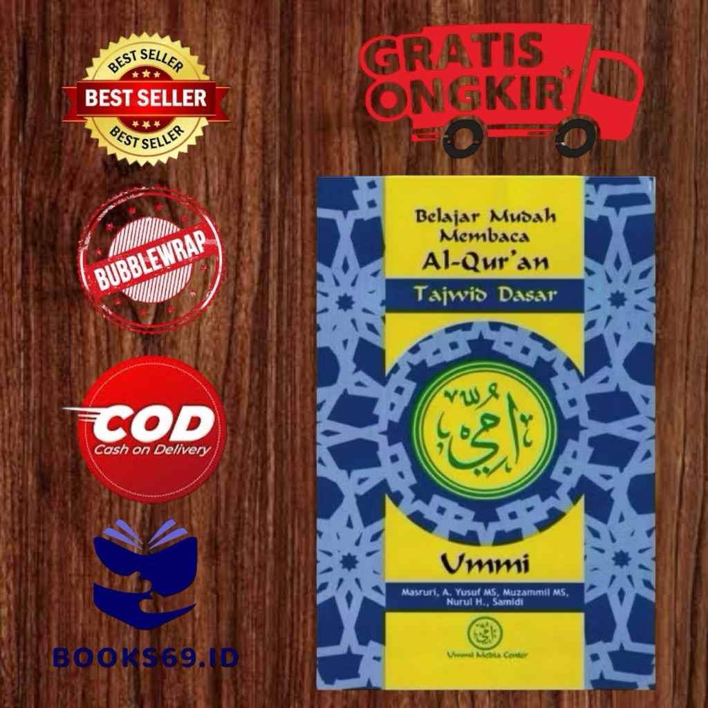 Buku Kitab Metode Ummi Umi Belajar Mudah Membaca Tajwid Dasar