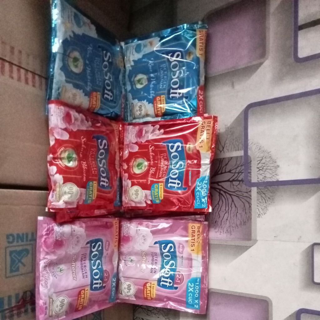 SoSoft Detergent Tumbuhan