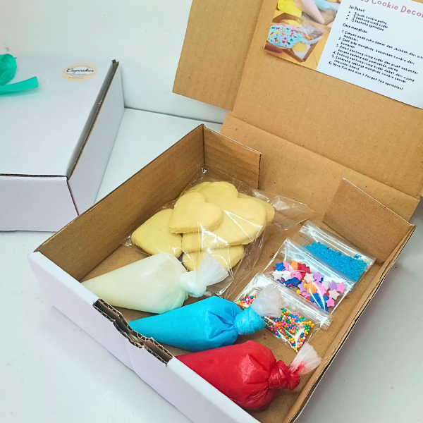 

DIY Hearts Cookie Decor Kit, Hias Cookies Cute Romantis Hati Sendiri
