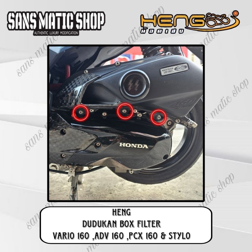 BAUT DUDUKAN FILTER VARIO 160 ADV PCX 160 STYLO