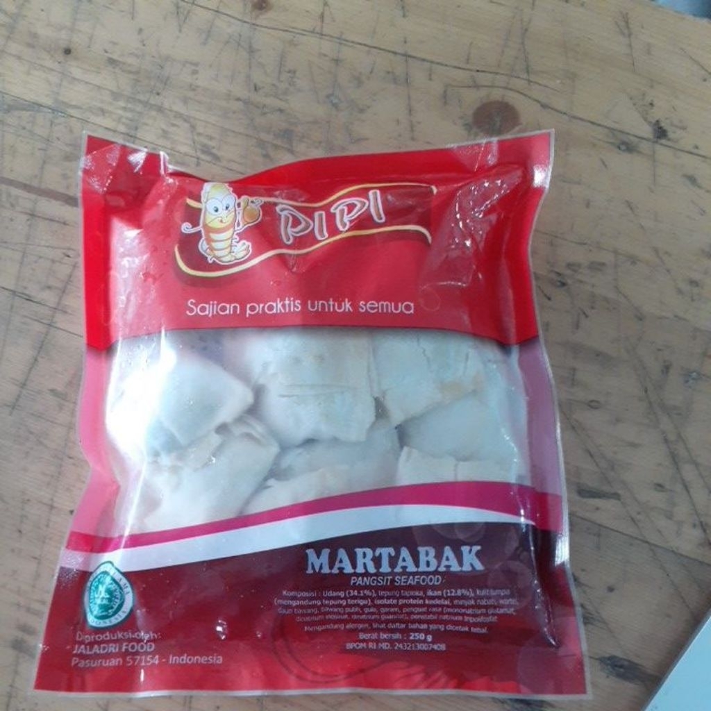 

PIPI MARTABAK SEAFOOD 250GR