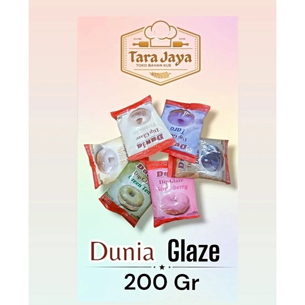 

Dunia Dip Glaze Variant Rasa 200gr