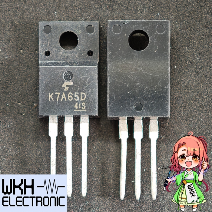 Original TK7A65D 650V 7A K7A65D K7A65 Silicon N Channel MOSFET TO-220
