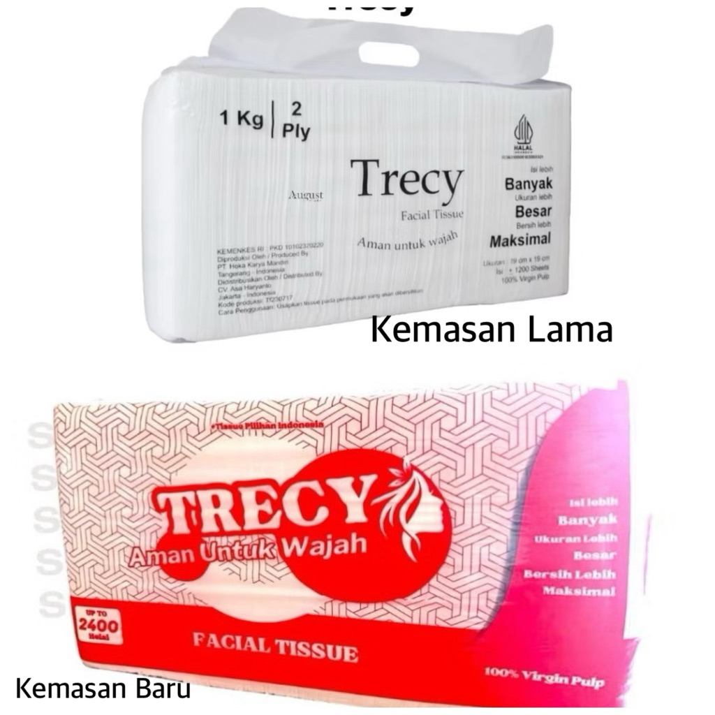 TRECY Facial Tissue 1kg 2 ply