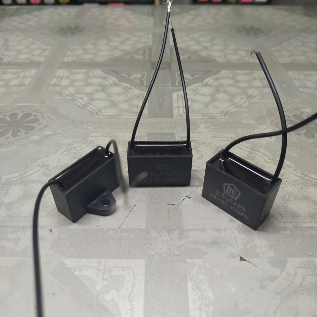kapasitor 2,5uf-450 volt AC kapasitor kipas angin kapasitor AC