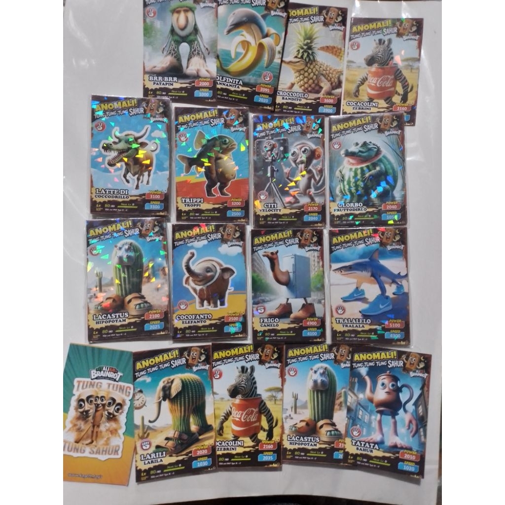 60 PCS KARTU ANOMALI(RANDOM)