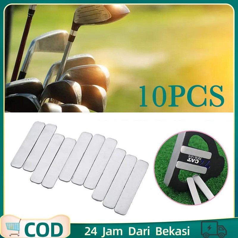 Sticker Timah Pemberat Raket Badminton 10pcs Timah Pemberat Untuk Raket Golf/tenis