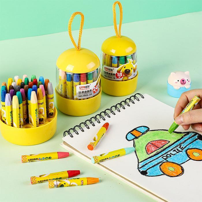 

TweedyToys - Crayon Bulat / Crayon Desain Barrel / Crayon Anak Set