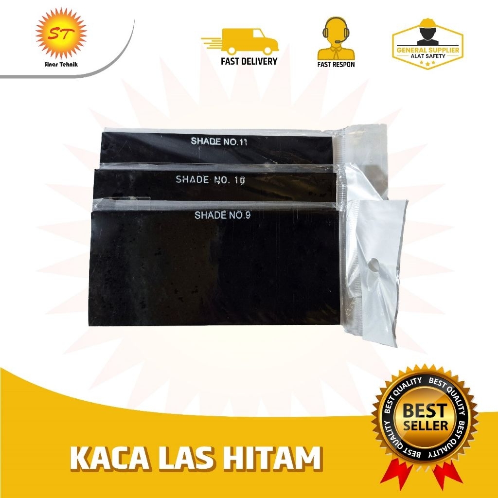 Kaca Kedok Las Hitam No.9 No.10 No.11