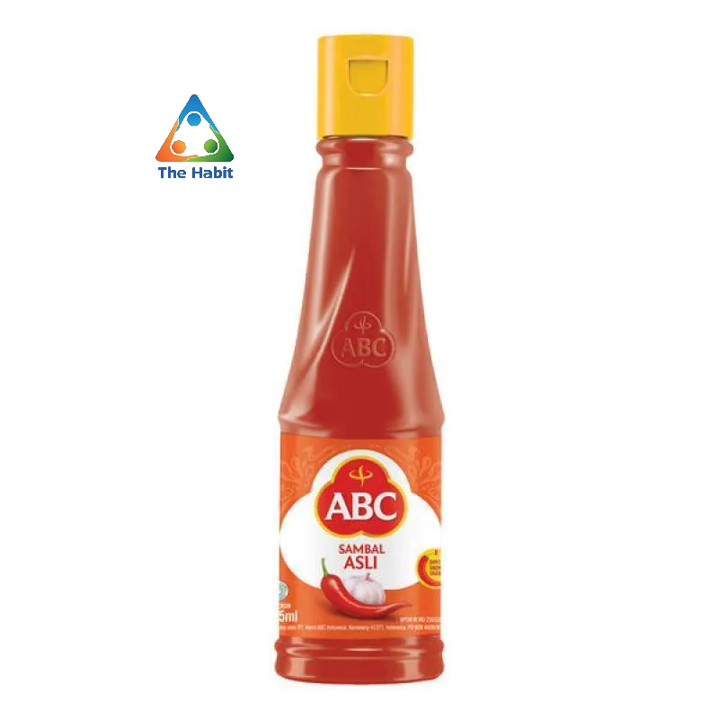 

(The Habit) ABC Saus Sambal Asli 135ml - Chilli Sauce - Saos Sambel Kemasan Botol Kecil