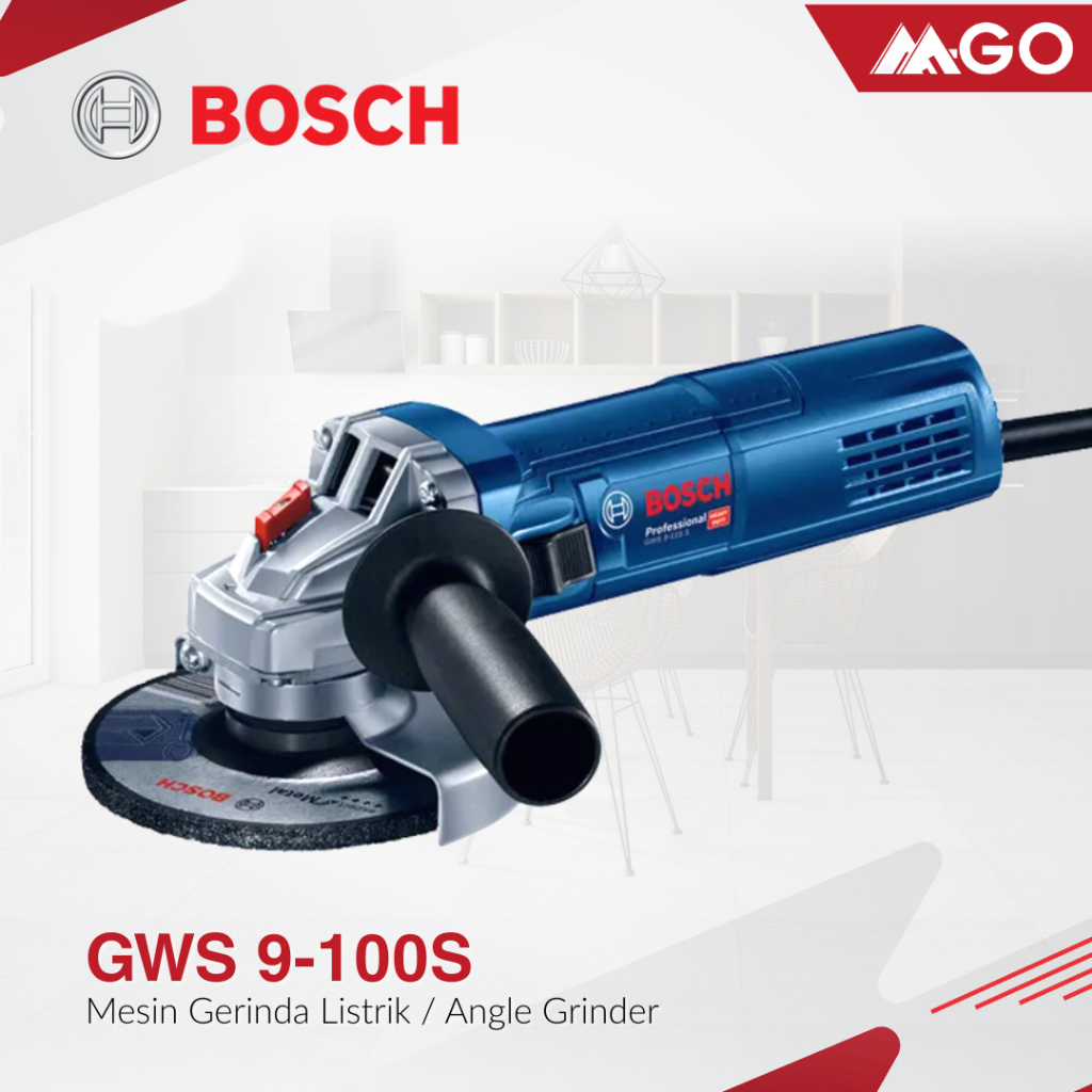 Mesin Gerinda Listrik / Angle Grinder BOSCH GWS 9-100S Professional