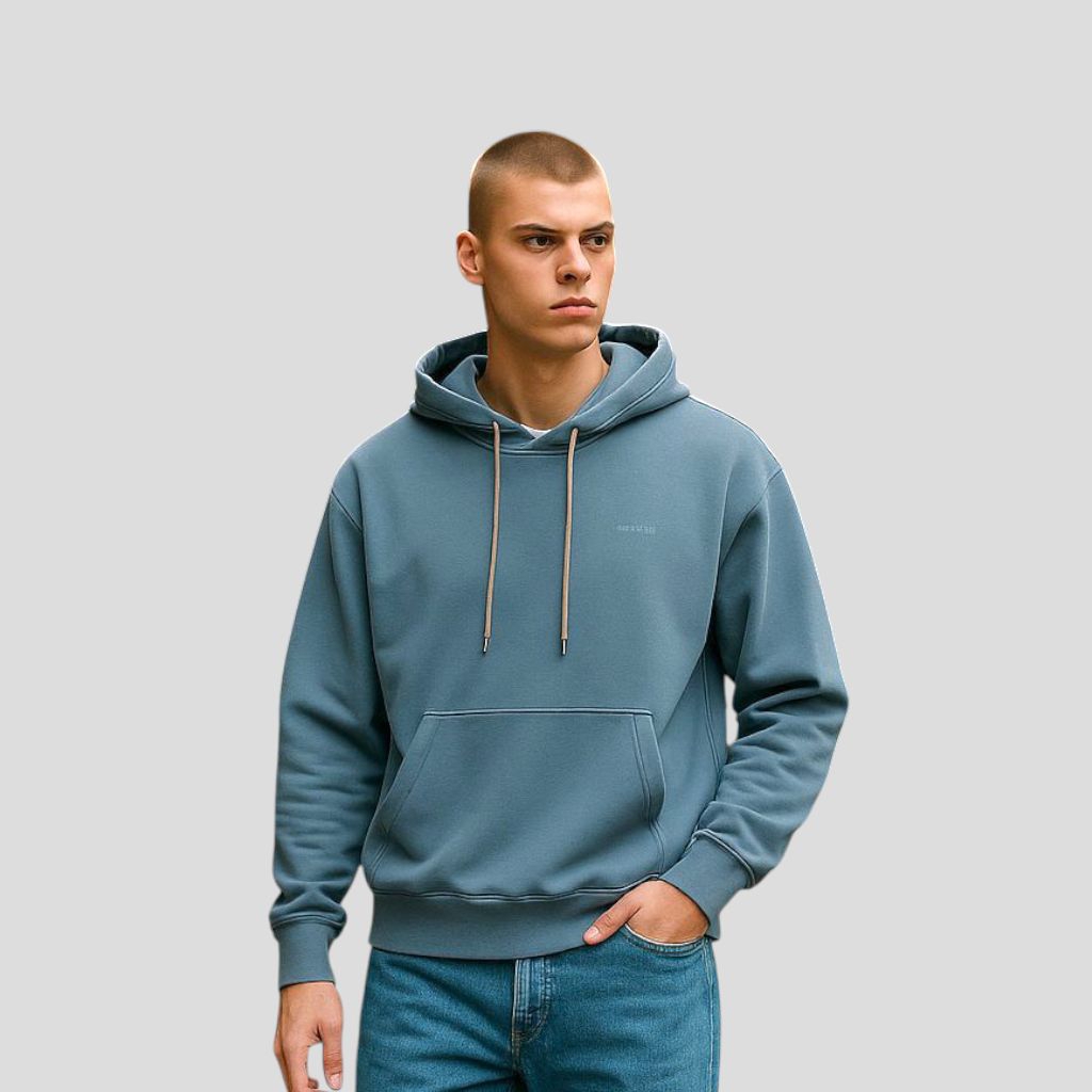 Jaket Hoodie IEBE J1QM8004 Light Grey