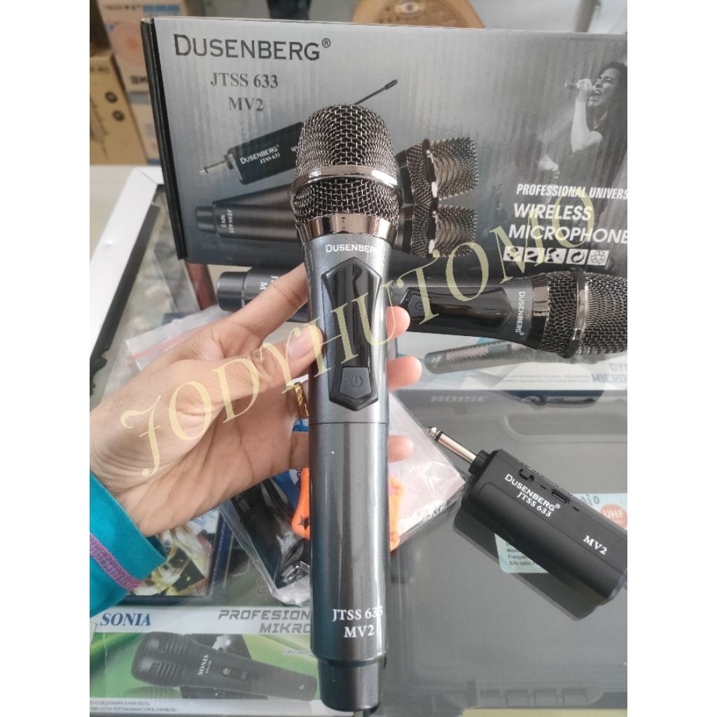 Mic Wireless Dusenberg JTSS633 MV2 Mic Wireless isi 2 Mic Wireless Dusenberg