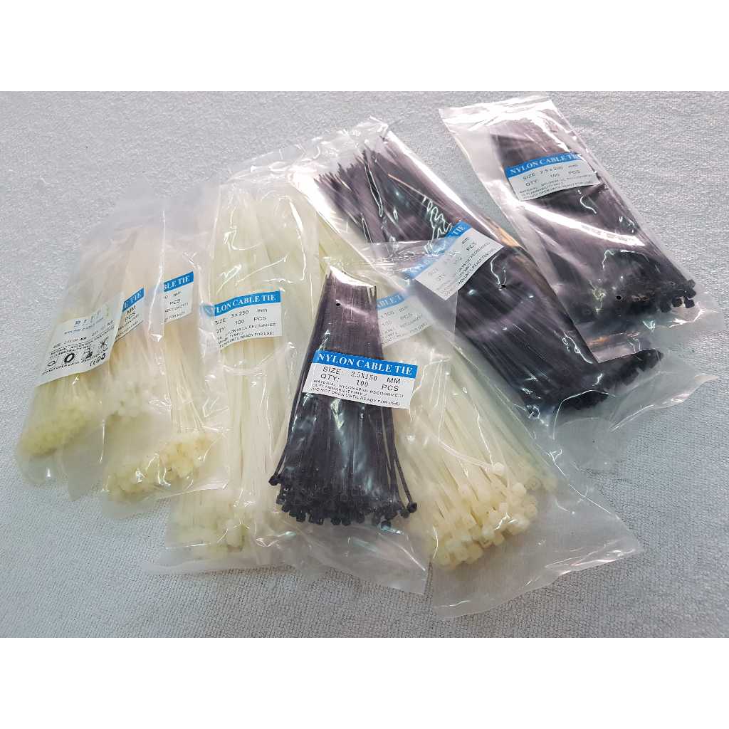 

KABEL TIES HITAM SAB 8" (2.5 X 200 MM) 100 PCS
