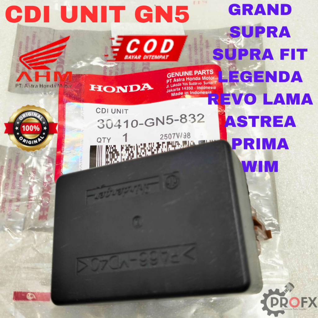 CDI UNIT GRAND, SUPRA, LEGENDA, PRIMA, WIN HONDA GN5 KUALITAS ORIGINAL ASLI ORI AHM KOTAK CDI