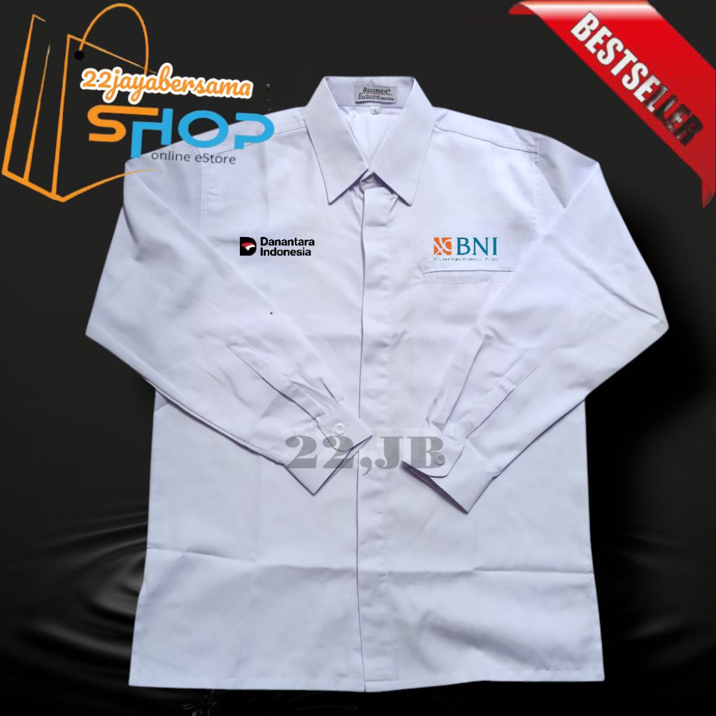 Kemeja Bank BNI Danantara Indonesia • Baju Kemeja BNI dan DANANTARA INDONESIA • Seragam Bank bni K1 