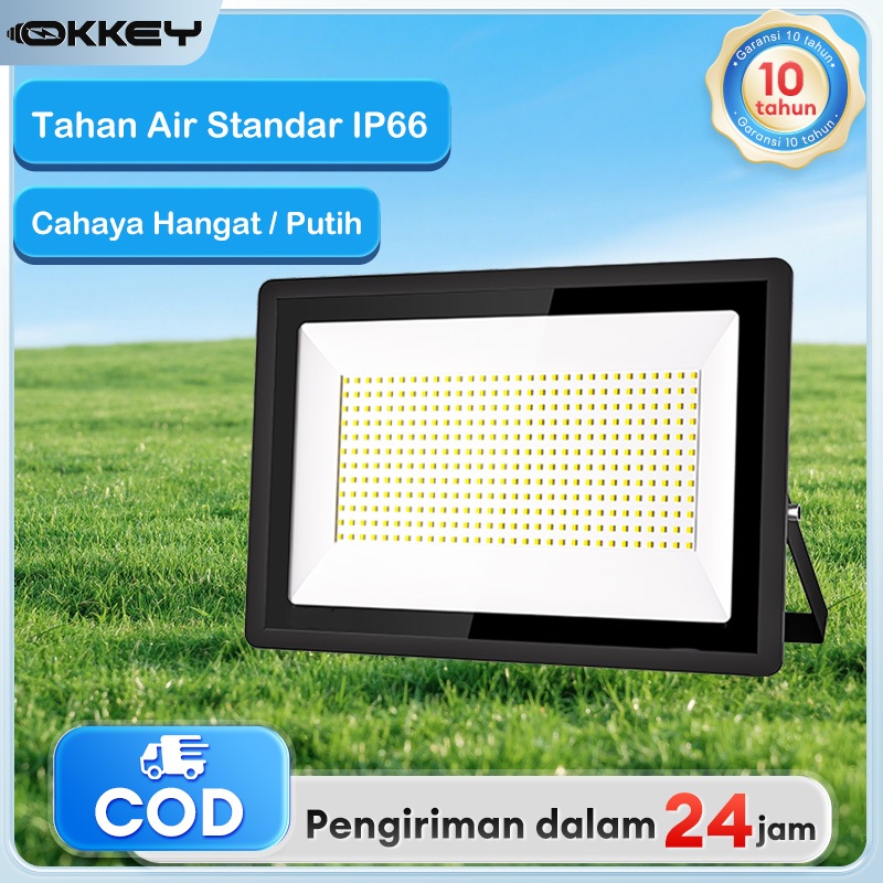 【Garansi 10 tahun】 Lampu Sorot Led lampu led rumah lampu tembak outdoor IP68 Tahan Air