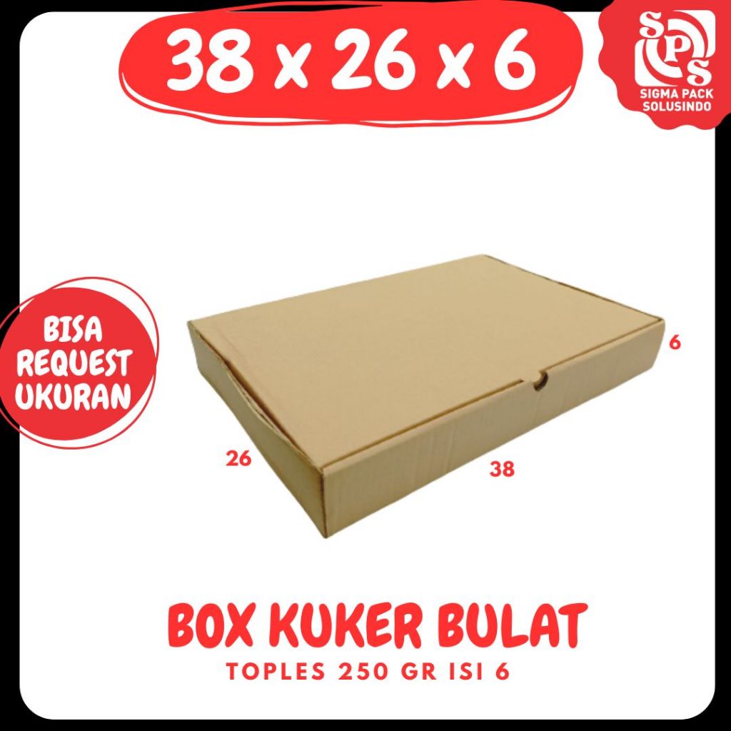

Box 38x26x6 LD Toples 250gr Isi 6 Kue Kering Motif Lebaran/Polos Eid Mubarok Kotak Idul Fitri Dus Parcel Box Lebaran Kardus Packing Bingkisan Baju Kotak Hampers