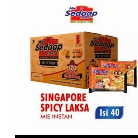 

Mie Sedap Laksa Singapore isi 40 Pcs