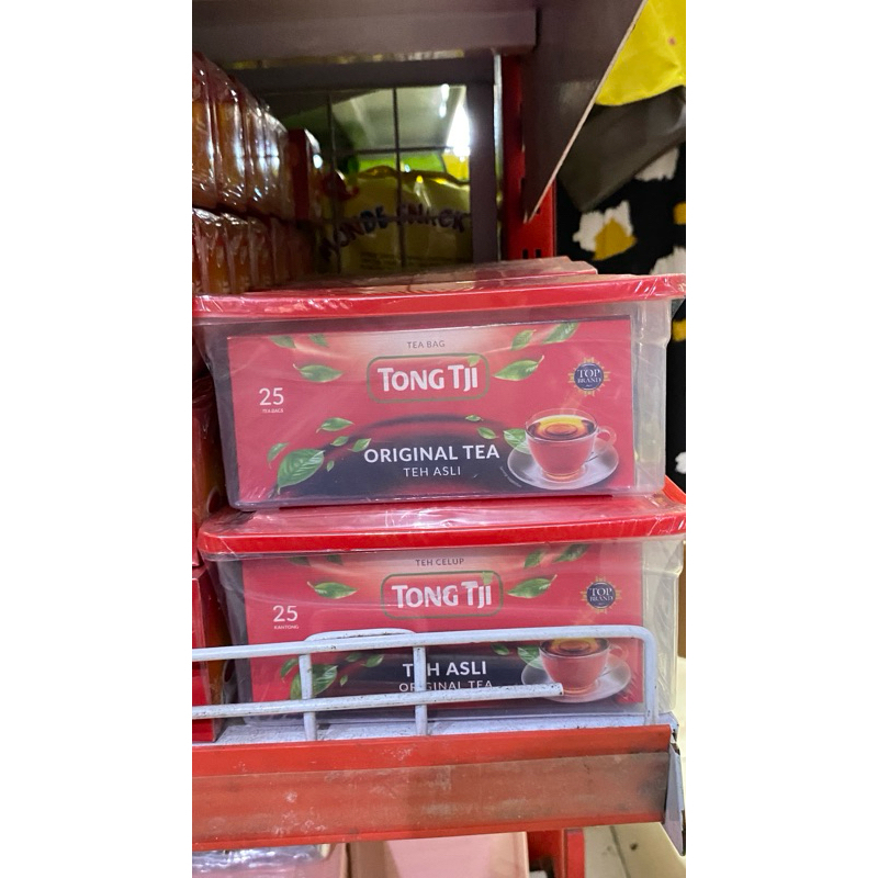 

Teh celup TONG TJI varian ORIGINAL GRATIS TOPLES isi 25 teh celup