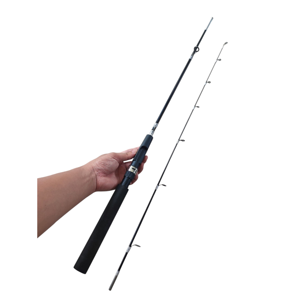 Joran pancing udang lentur wsy cucut bahan fiber kuat jumlah kolongan 8