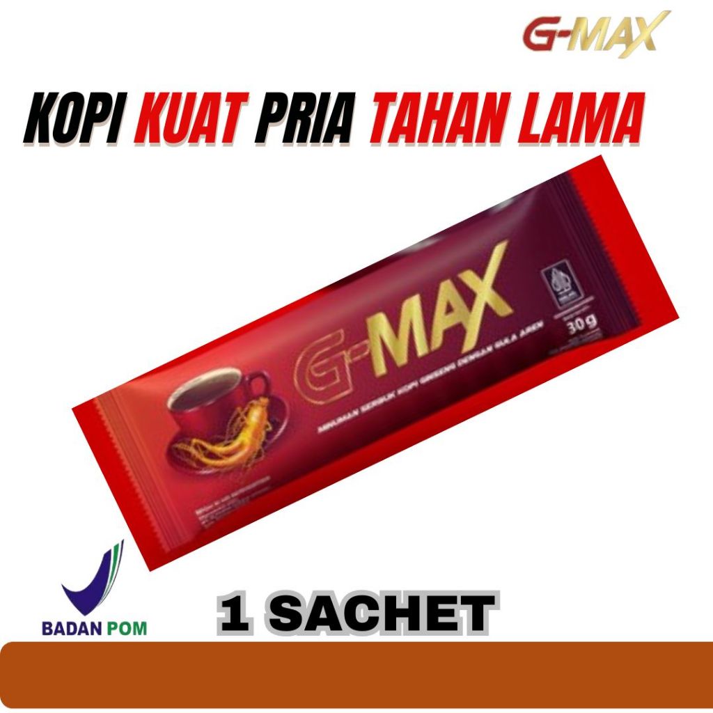 

KOPI G-MAX GULA AREN - KOPI TAHAN LAMA PRIA PENAMBAH STAMINA BPOM KUAT TERJAMIN BPOM